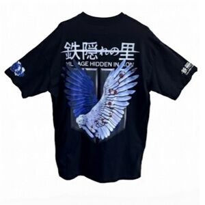 Village Hidden In Iron Short Sleeve Graphic Shirt Size Small Excellent Condition